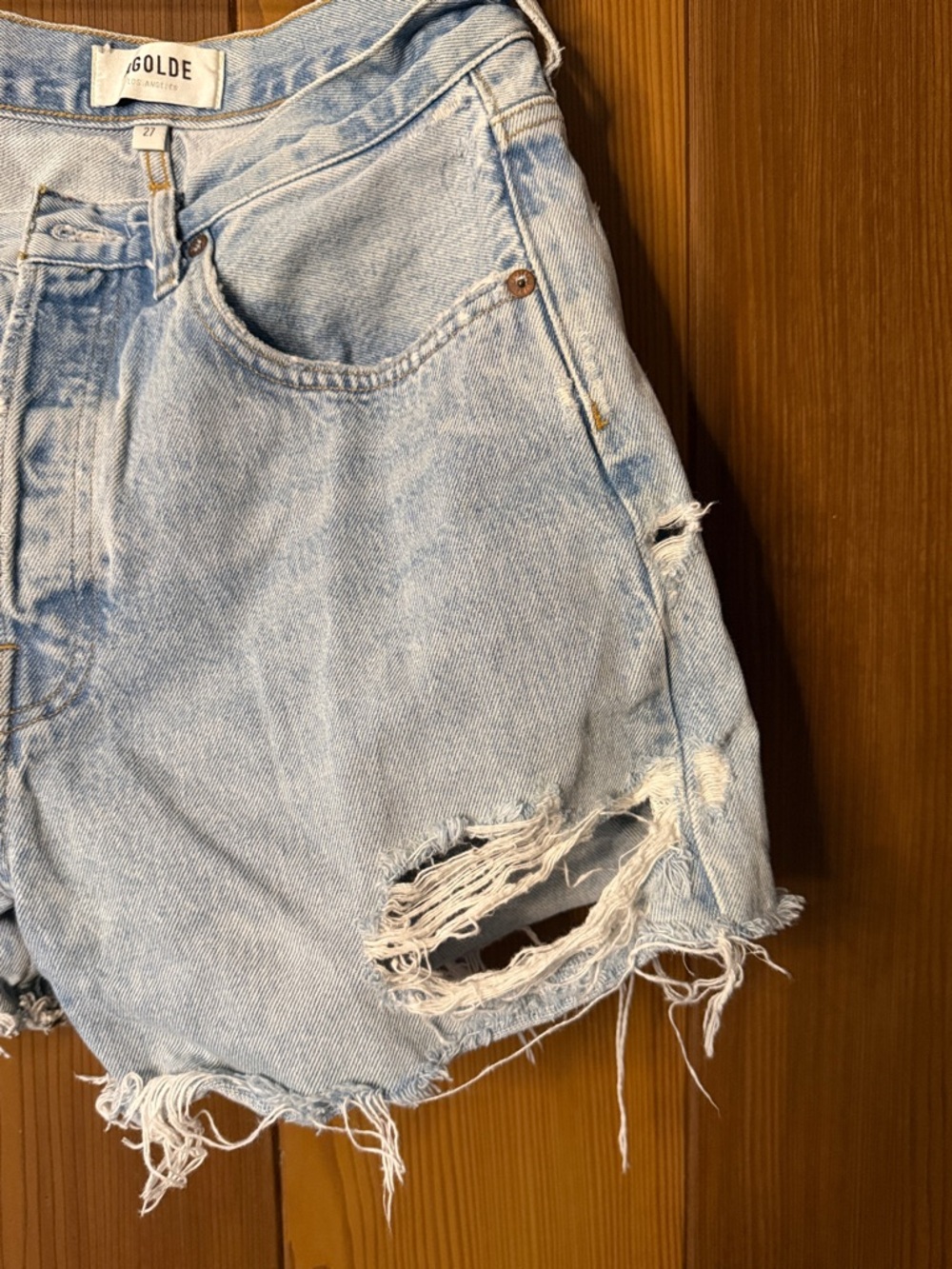 Agolde Riley Shorts - Picture 3 of 4